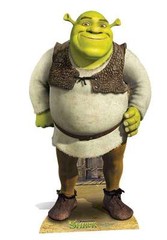 SHREK LIFESIZE CARDBOARD CUTOUT / STAND UP / STANDEE – DREAMWORKS GREEN OGRE