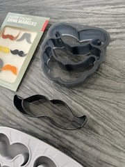 Assorted Mustache Party Supplies Never Used