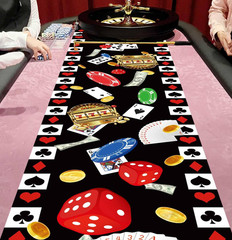 10 Ft Casino Floor Runner Casino Theme Party Decorations Long Poker Runner Rugs