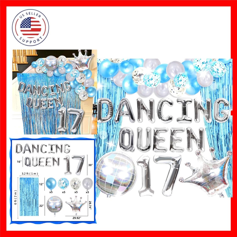 37 PCS Dancing Queen 17 Balloons Dancing Queen Mamma Mia Party Decorations 17…