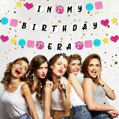 Ufocusmi Pre-Strung Friendship Bracelet Birthday Decor for Music Theme Parties