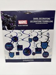 Marvel Black panther 7th Birthday Party Supplies Kids Avengers Happy Birthday