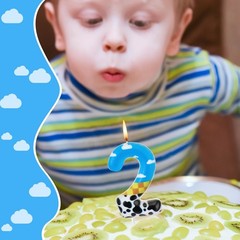 Threlaco Toy Inspire Game Birthday 3.74 inches, blue, white, yellow, black
