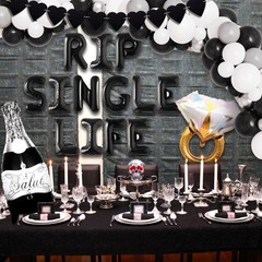Rip Single Life Bachelorette Party Decoration Gothic Bachelorette Party Decor…