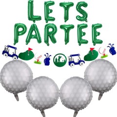 Let’s Partee Golf Party Balloons Decorations Banner Men Boys Decoration Sport…