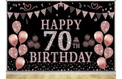 70th Birthday Banner