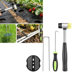 Yard Anchors Landscape Staples Turf Anchors Pick Hook Tool Works On Hard Soil