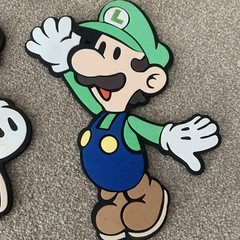 Super Mario Luigi Bowser Party Foam Decorations From Club Nintendo Very Cute!