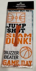 NBA SLAM DUNK PARTY ~ Confetti, 20 Party Bags, Garland, Candles, Swirl Decor NEW