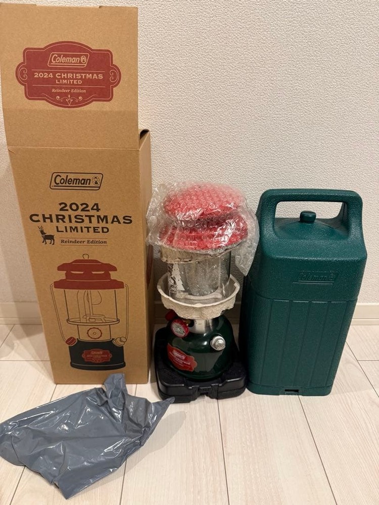 Coleman 2025 Christmas Limited Reindeer Edition Red/Green Christmas Design New