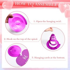 Faccito 30 Pcs Hanging Swirl Decorations Party As the Picture Shown