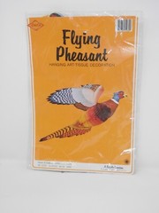 Beistle Flying Pheasant Hanging Decoration Honeycomb Tissue 26″ Vintage 1979 NOS