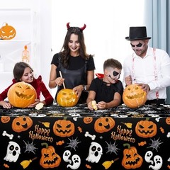OHOME Decorations – Disposable Plastic Tablecloth | Party Decorations Halloween
