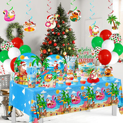 Baby It’S Warm outside Decorations-July Christmas Decorations Dinnerware Set Pap