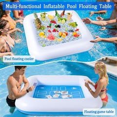 2 Set Waterproof Playing Cards and Floating Table, Pool Toys Adults Poker Gam…