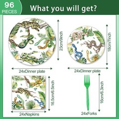 Reptile Snake Birthday Party Decorations – 96 Snake,