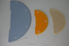 Spritz 3-Count Honeycomb Ball Decor Pack Blue/Yellow (Out of Packaging)