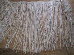 Hawaiian Skirting For Table Front Grass Skirt Natural Raffia 29″ x 9″ Feet