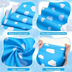 Cartoon Table Runner3 x 72 Inch Blue Sky White Cloud Tablecloth Party 1