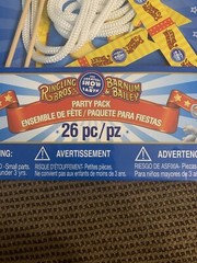 Ringling Bros. Barnum & Bailey 26 Piece Party Pack Blue New Sealed