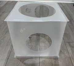 Balloon Sizer Box 2-10 Inch Collapsible Plastic Cube Template