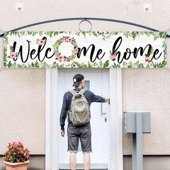 Welcome Home Banner Decoration Welcome Back Yard Sign for Deployment Returning