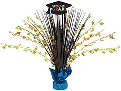 Navy Blue Foil Graduation Party Centerpiece – 1 pc