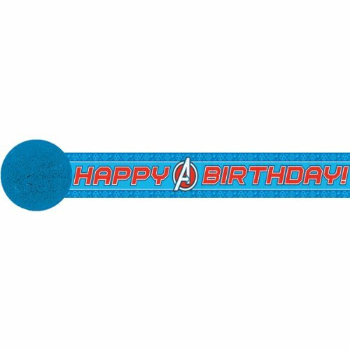 Marvel Avengers Party Supplies 30 ft. Crepe streamer Decorations