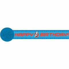 Marvel Avengers Party Supplies 30 ft. Crepe streamer Decorations