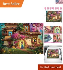Whimsical 7x5FT Magic House Theme Backdrop for Unforgettable Birthdays
