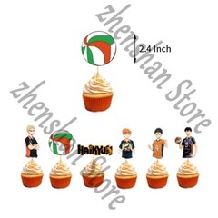 Haikyuu!! Party Supplies Birthday Set Balloons Cake Toppers Banner Decor Gift