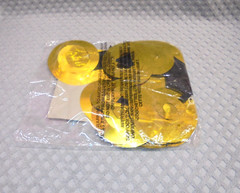 Graduation Hanging Decorations Black Gold Foil Plastic 14 Pack Swirls Hats Party