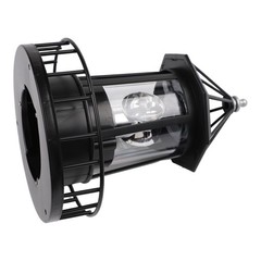 Solar Powered Rotating Lighthouse Light for Outdoor Garden Patio and Lawn Use