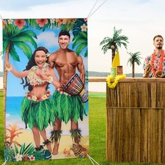 Hawaiian Luau Party Decorations Tropical Luau Couple Photo Props Hawaiian Alo