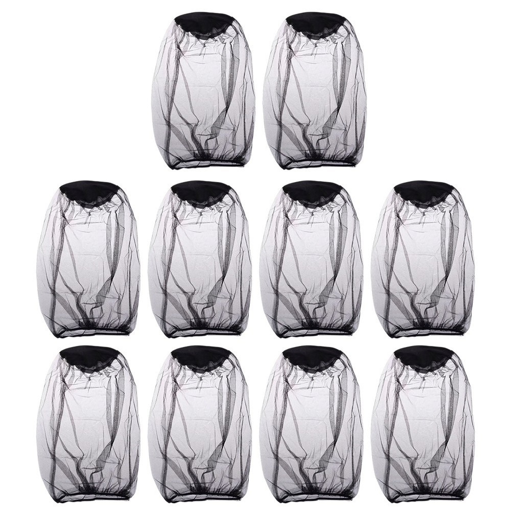 Camping Net Cap for Night Fishing Hiking – Lightweight 16.7g Black Design