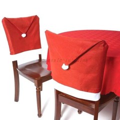 10 Christmas Chair Covers Dinner Table Santa Hat Home Decorations Ornaments Gift
