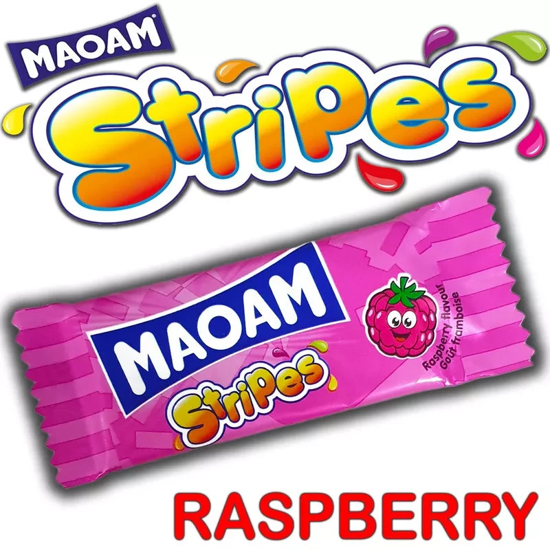 20 x HARIBO MAOAM STRIPES FRUIT CHEWS PARTY BAG SWEETS CHOOSE UR OWN FLAVOUR