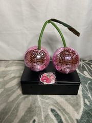 Pink Disco Ball Cherry Decoration Disco Ball Mirror Ball
