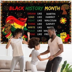 Black History Month Backdrop Black History Month Banner African American Nationa