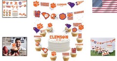Instant Setup Clemson Tigers Celebration Supplies – 42 Pieces for All Occasions