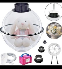 LOOK☆》FREE SHIPPING Balloon Stuffing Kit Multi Sz Attachments Stretch Tool Pump