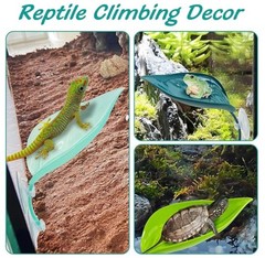 Turtle Reptile Basking Platforms 3PCS Leaf Shape for Aquariums with Suction Cups