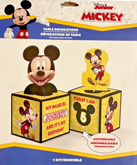 Mickey Mouse Disney Clubhouse Birthday Party Table Decorating Kit Boys NEW Girls
