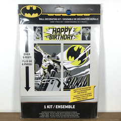 Batman Happy Birthday Wall Decorating Kit Giant 5-Piece Set 6′ x 5′ DC Comics