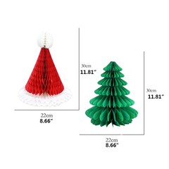 Christmas Pendant Tree Santa Hat Hanging Ornament
