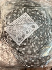 Gray & White Paper Lantern Party Decoration, different sizes 24 total