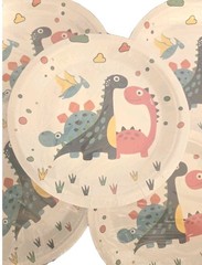 50 pcs Cardboard plates Dinosaur Birthday Party Dinosaur Birthday Party