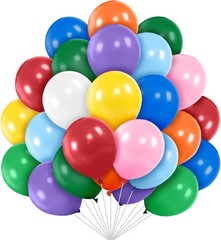 200pcs Balloons 5 Inch Assorted Colors Mini Rainbow Latex Balloons Small Colo…