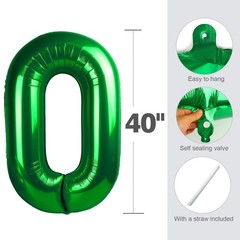 6 Balloon Numbers, 6 7 Decorations, Happy Six Seven Decoration for 6th, 40 In…