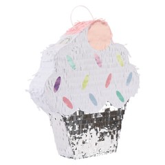 Ice Cream Cake Pinata w/ Stick Holiday Decoration Surprise Candy Party Pinata